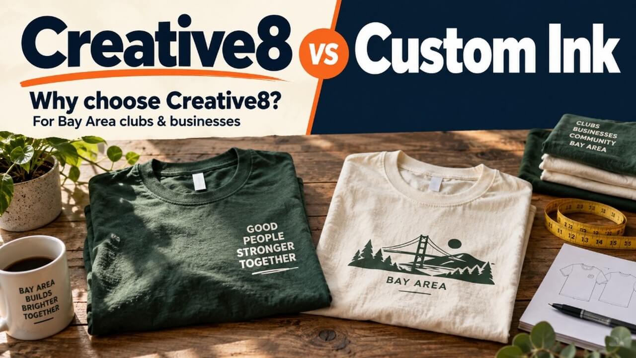 Before You Order from Custom Ink: Why Businesses and Clubs Choose Creative8 Instead