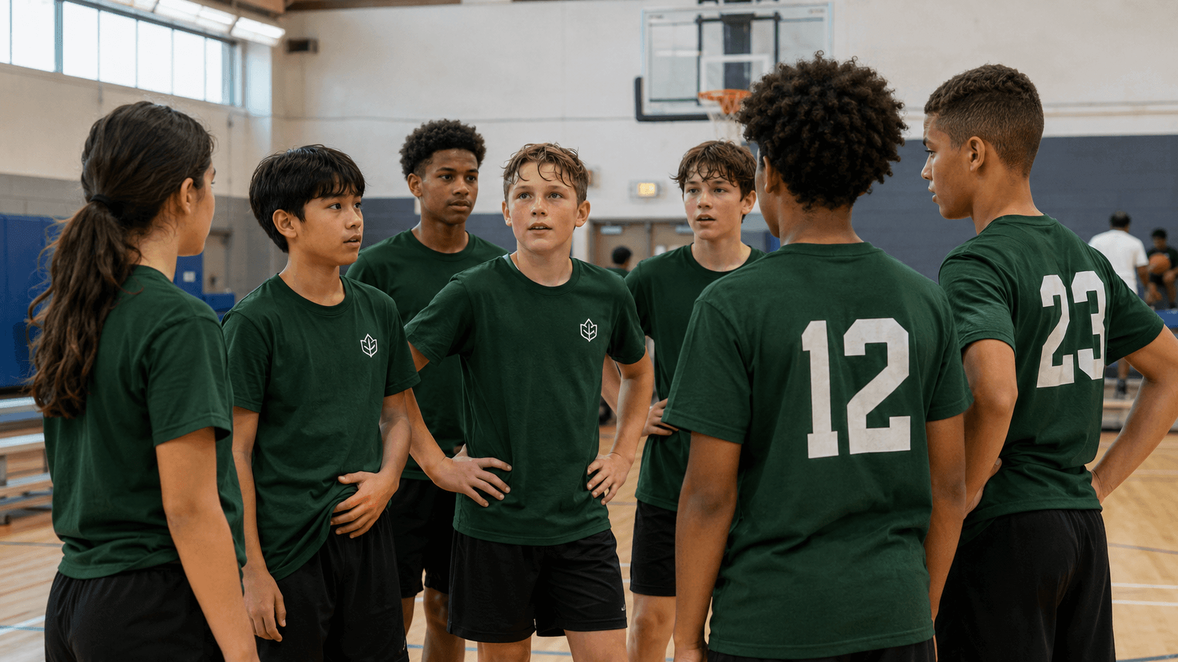 San Jose Youth Basketball Team Practice Shirts: Youth Sizes with Numbers