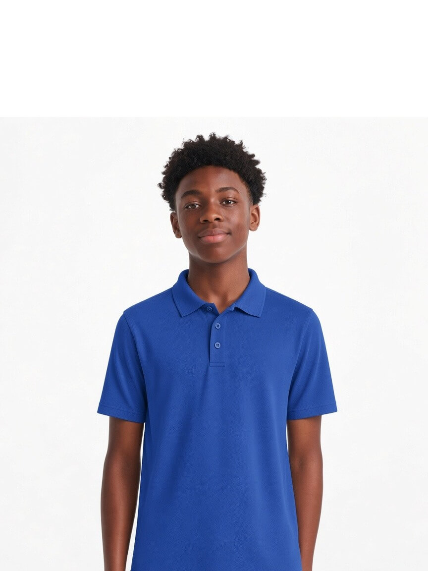 Youth Athletic Mesh Polo